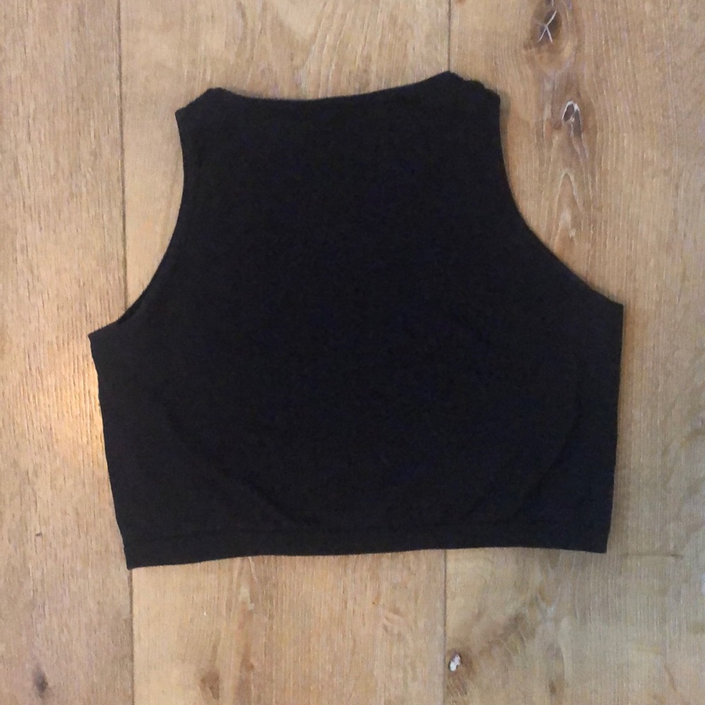 ❌ SOLD Free People Black High Neck Seamless Crop - Picture 8 of 8